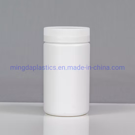 Envases de resistencia a altas temperaturas, suplemento dietético, atención médica a prueba de manipulaciones, botellas de HDPE de 300ml, tarro de plástico
