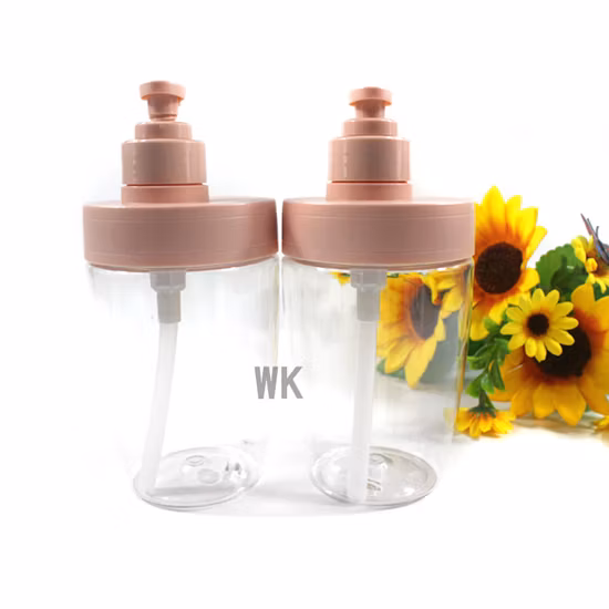 Botella de aluminio para cosméticos sin plástico con botella de loción corporal ancha para champú